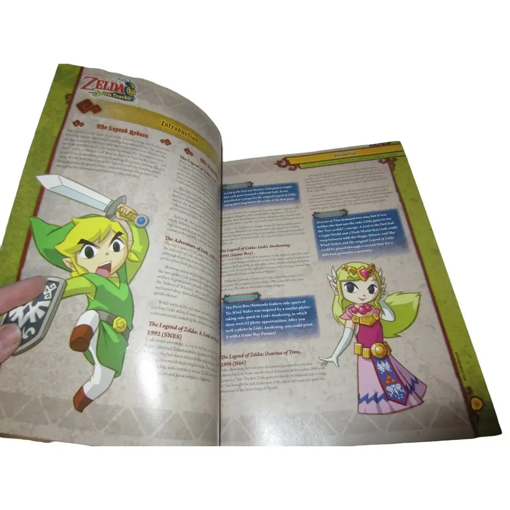 The Legend of Zelda Spirit Tracks Prima Official Strategy Guide Nintendo DS